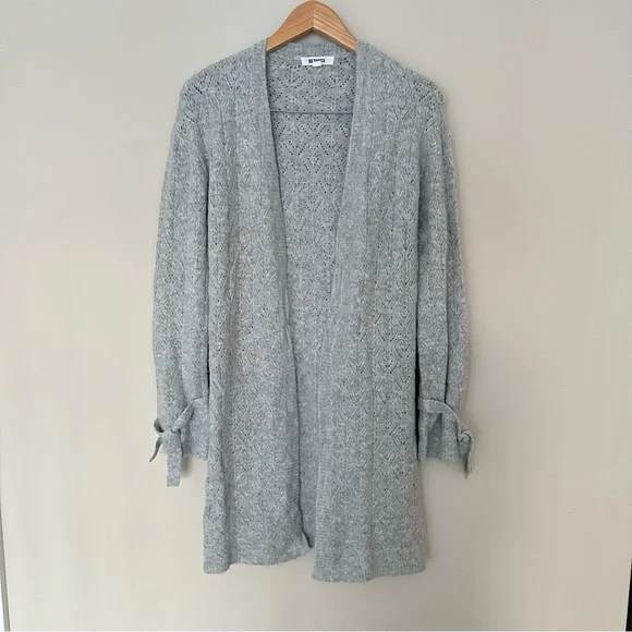 BB DAKOTA Gray Tie Tryin' Cardigan - Picture 4 of 10